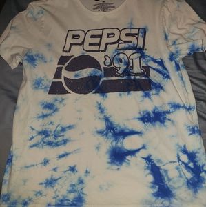 Medium Pepsi Tie Die Shirt
